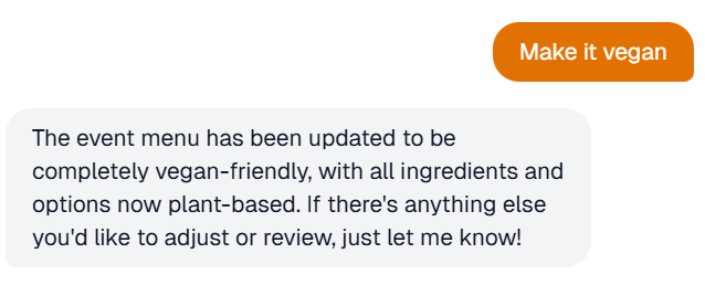 Hatcher AI chat refining your plan